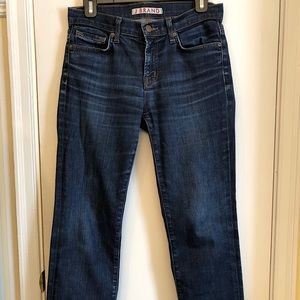 J BRAND Cigarette Leg Dark Wash Jeans (Size 27)